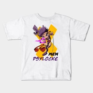 Psylocke Fan Art Kids T-Shirt